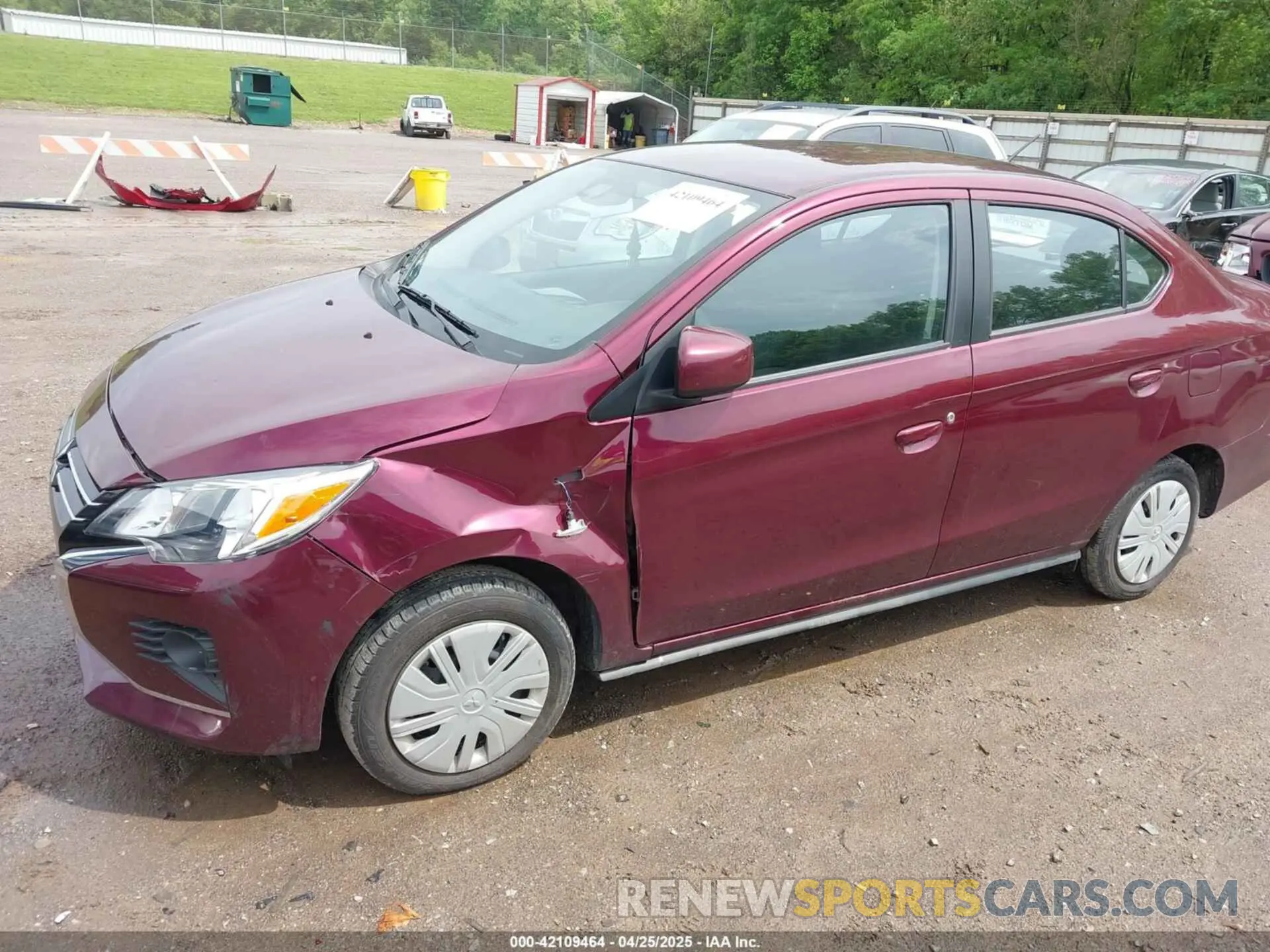 6 Photograph of a damaged car ML32FUFJ4RHF02299 MITSUBISHI MIRAGE G4 2024
