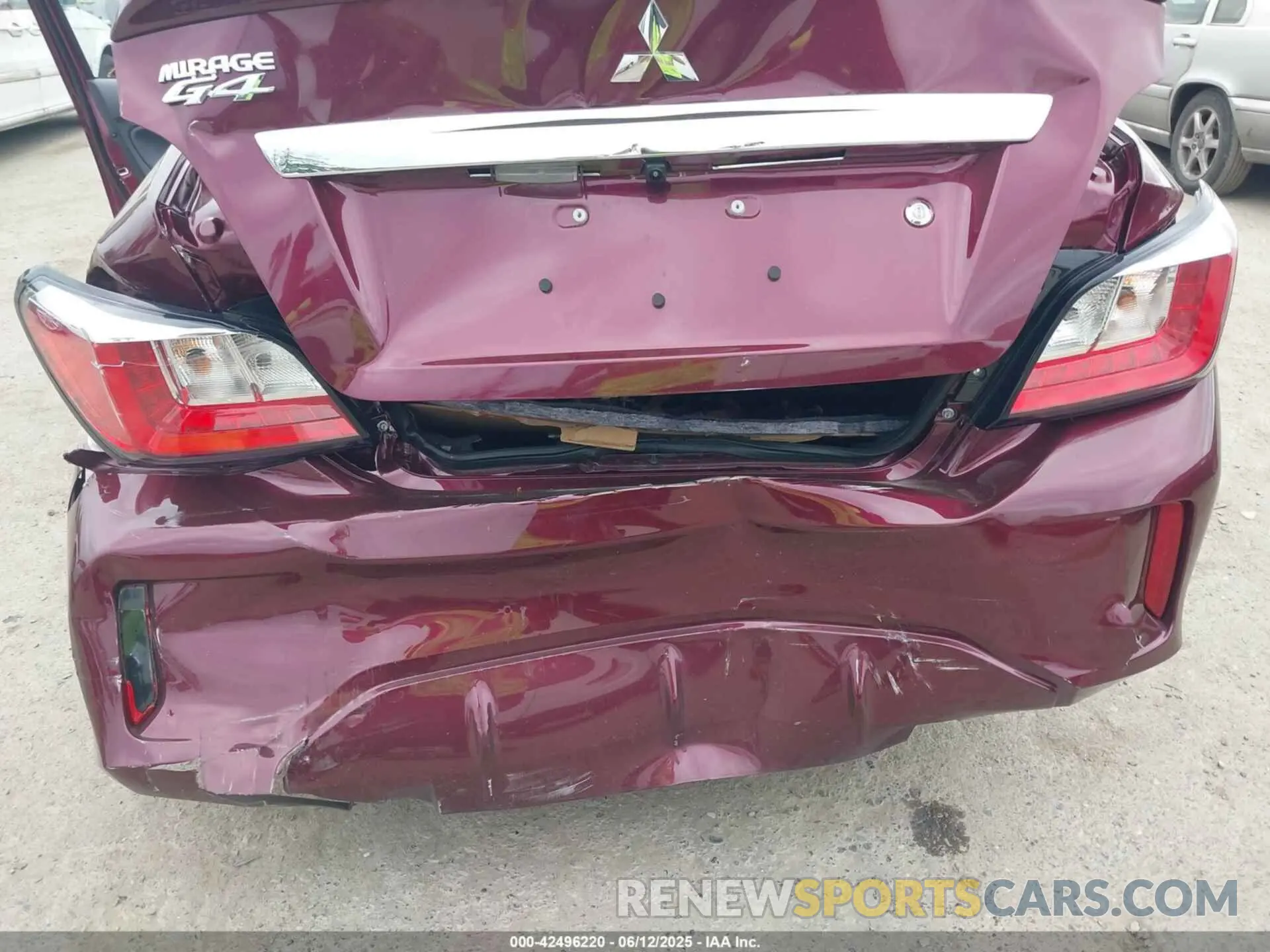 6 Photograph of a damaged car ML32FUFJ4RHF19247 MITSUBISHI MIRAGE G4 2024