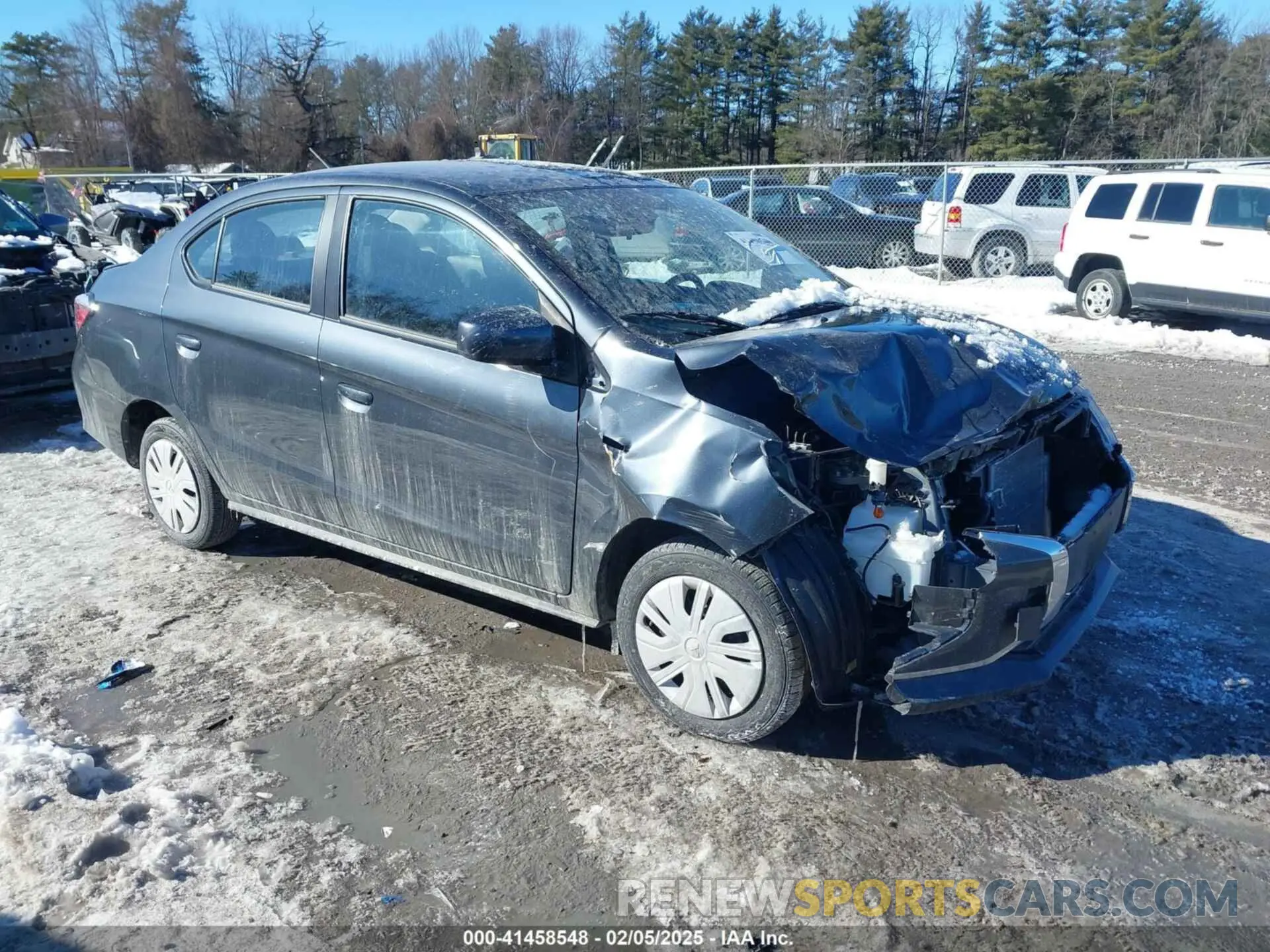 1 Photograph of a damaged car ML32FUFJ6RHF08427 MITSUBISHI MIRAGE G4 2024