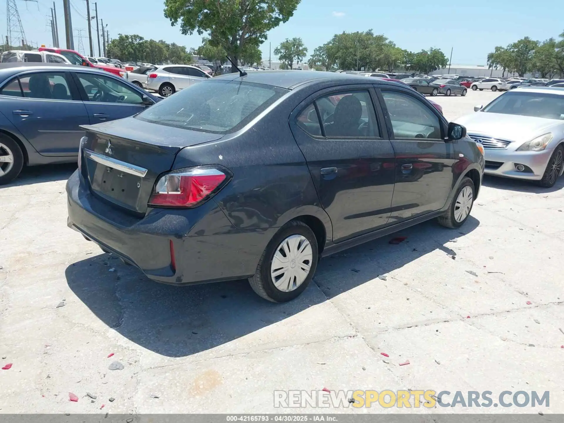 4 Photograph of a damaged car ML32FUFJ7RHF11224 MITSUBISHI MIRAGE G4 2024