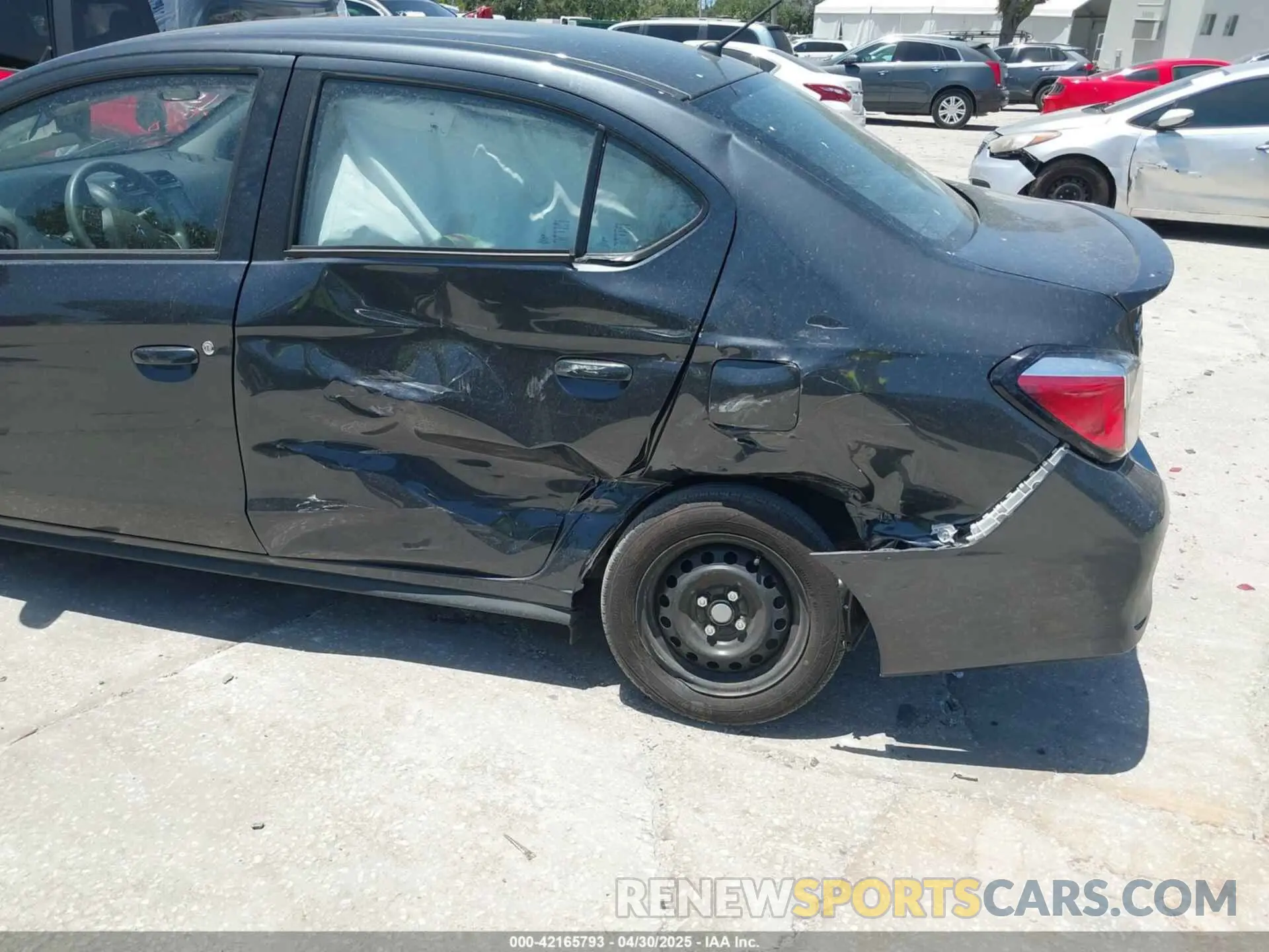 6 Photograph of a damaged car ML32FUFJ7RHF11224 MITSUBISHI MIRAGE G4 2024