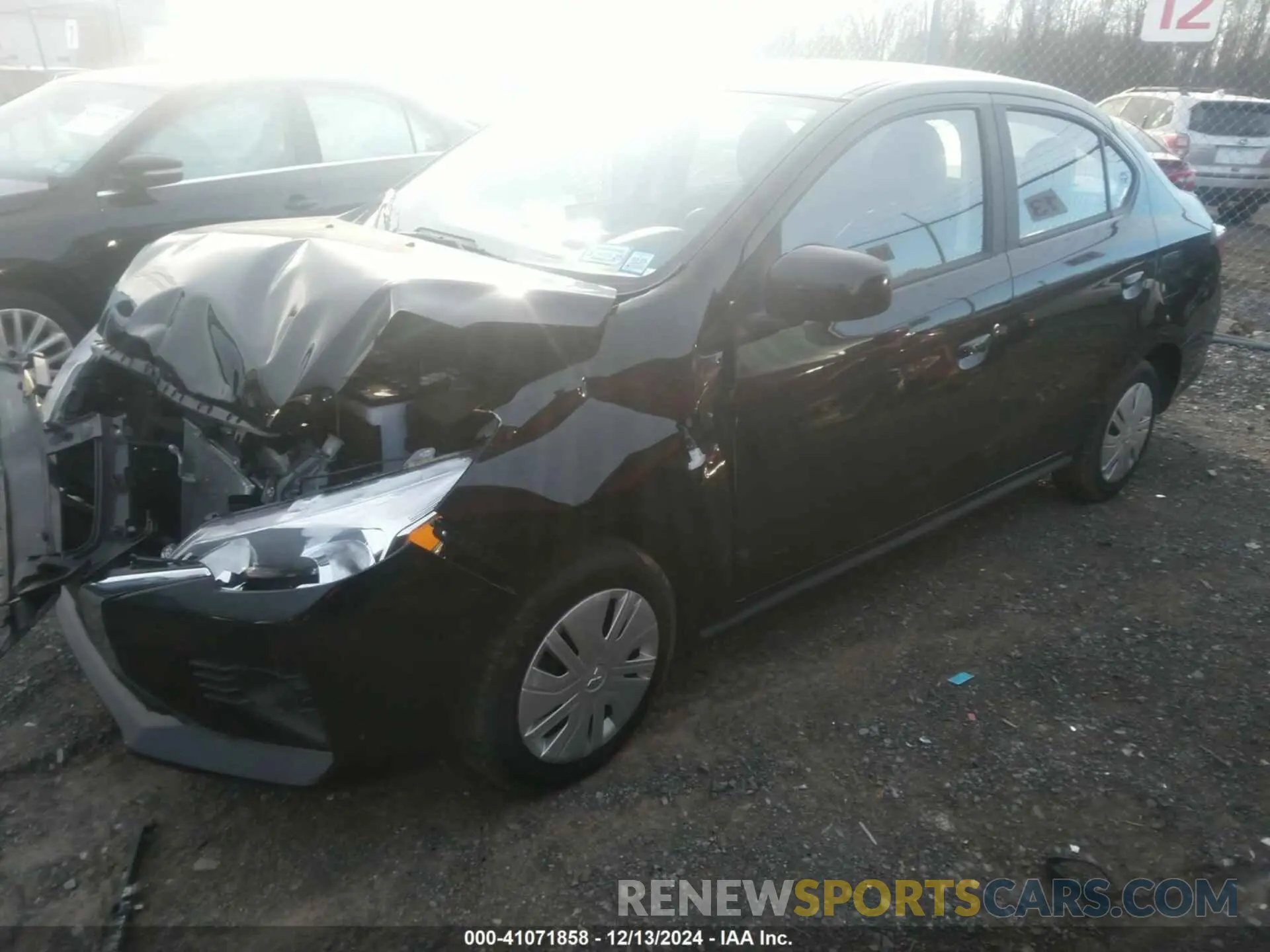 2 Photograph of a damaged car ML32FUFJ8RHF04721 MITSUBISHI MIRAGE G4 2024