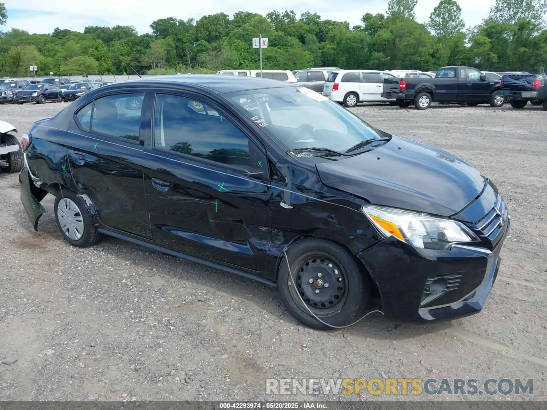 1 Фотография поврежденного автомобиля ML32FUFJ8RHF09286 MITSUBISHI MIRAGE G4 2024