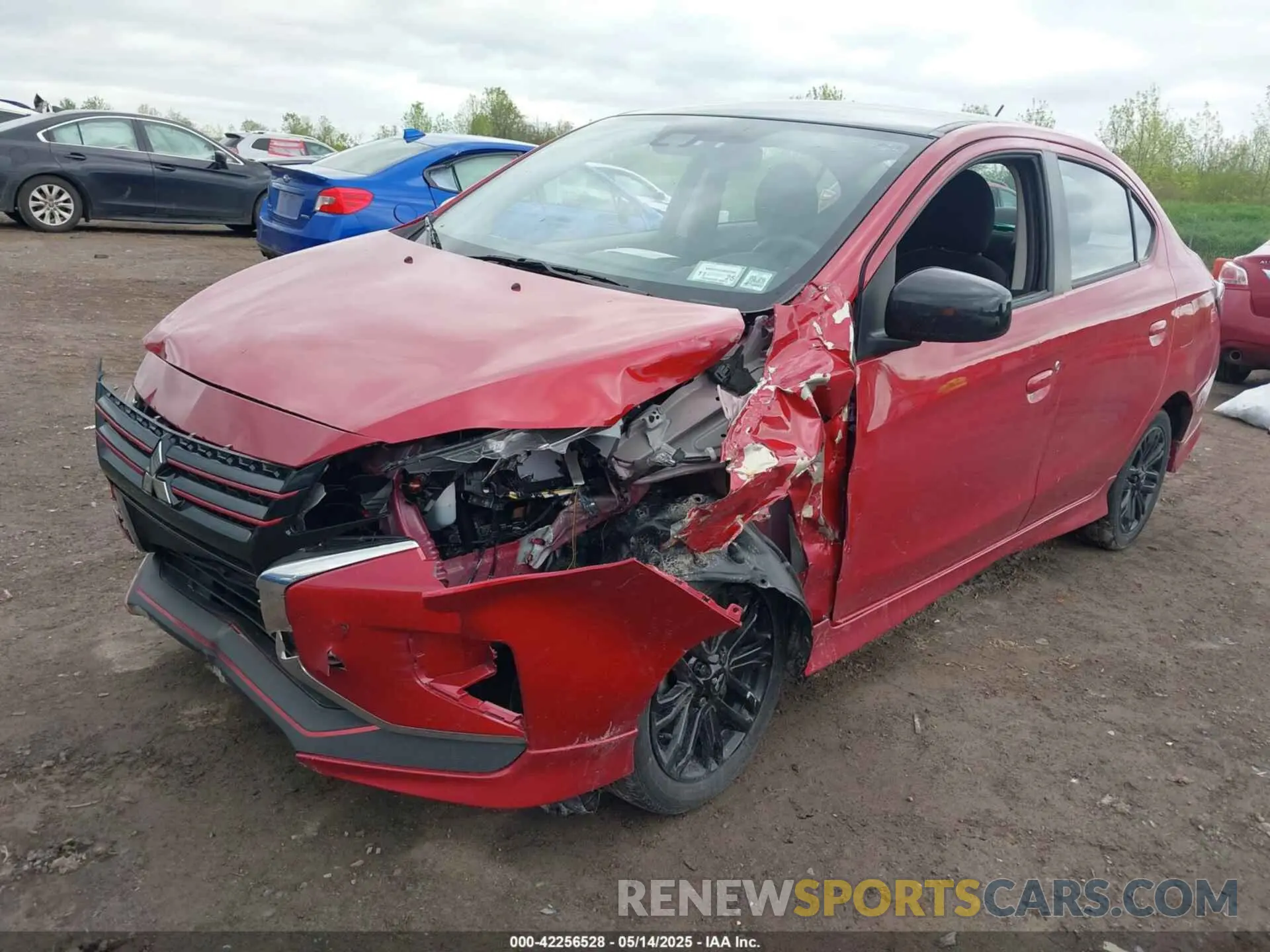 2 Photograph of a damaged car ML32FUFJ9RHF05666 MITSUBISHI MIRAGE G4 2024