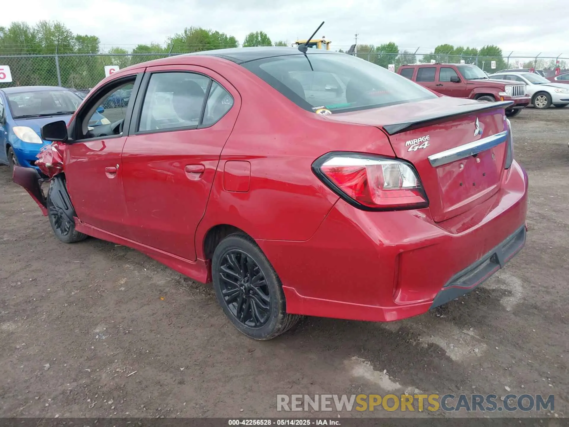 3 Photograph of a damaged car ML32FUFJ9RHF05666 MITSUBISHI MIRAGE G4 2024