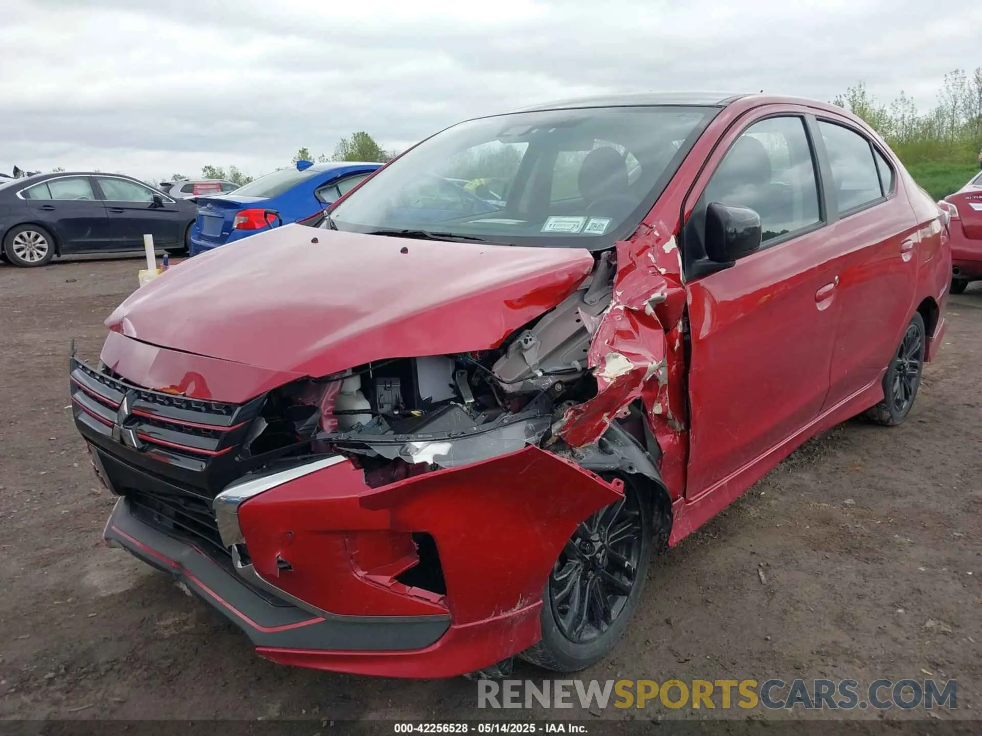 6 Photograph of a damaged car ML32FUFJ9RHF05666 MITSUBISHI MIRAGE G4 2024
