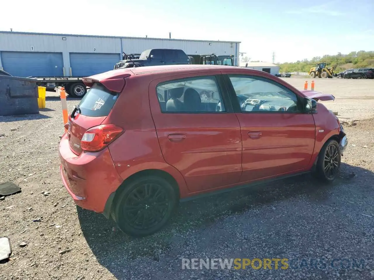 3 Photograph of a damaged car ML32A5HJ0KH002242 MITSUBISHI MIRAGE LE 2019