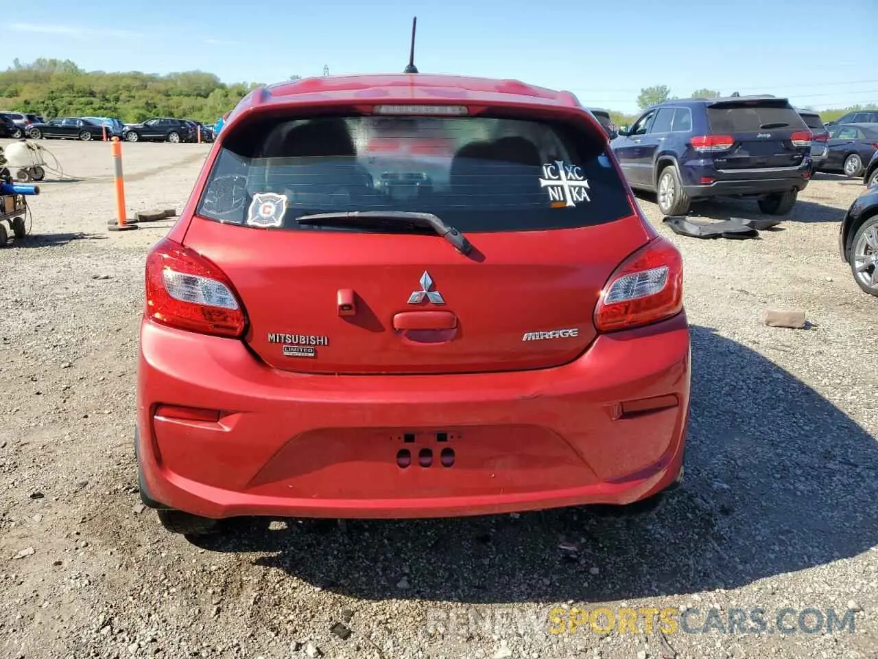 6 Photograph of a damaged car ML32A5HJ0KH002242 MITSUBISHI MIRAGE LE 2019