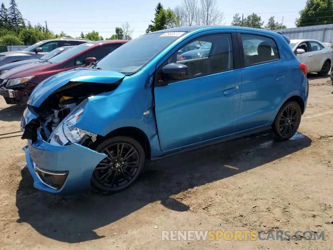 1 Фотография поврежденного автомобиля ML32A5HJ1KH010186 MITSUBISHI MIRAGE LE 2019