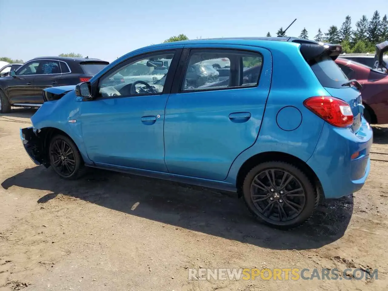 2 Фотография поврежденного автомобиля ML32A5HJ1KH010186 MITSUBISHI MIRAGE LE 2019