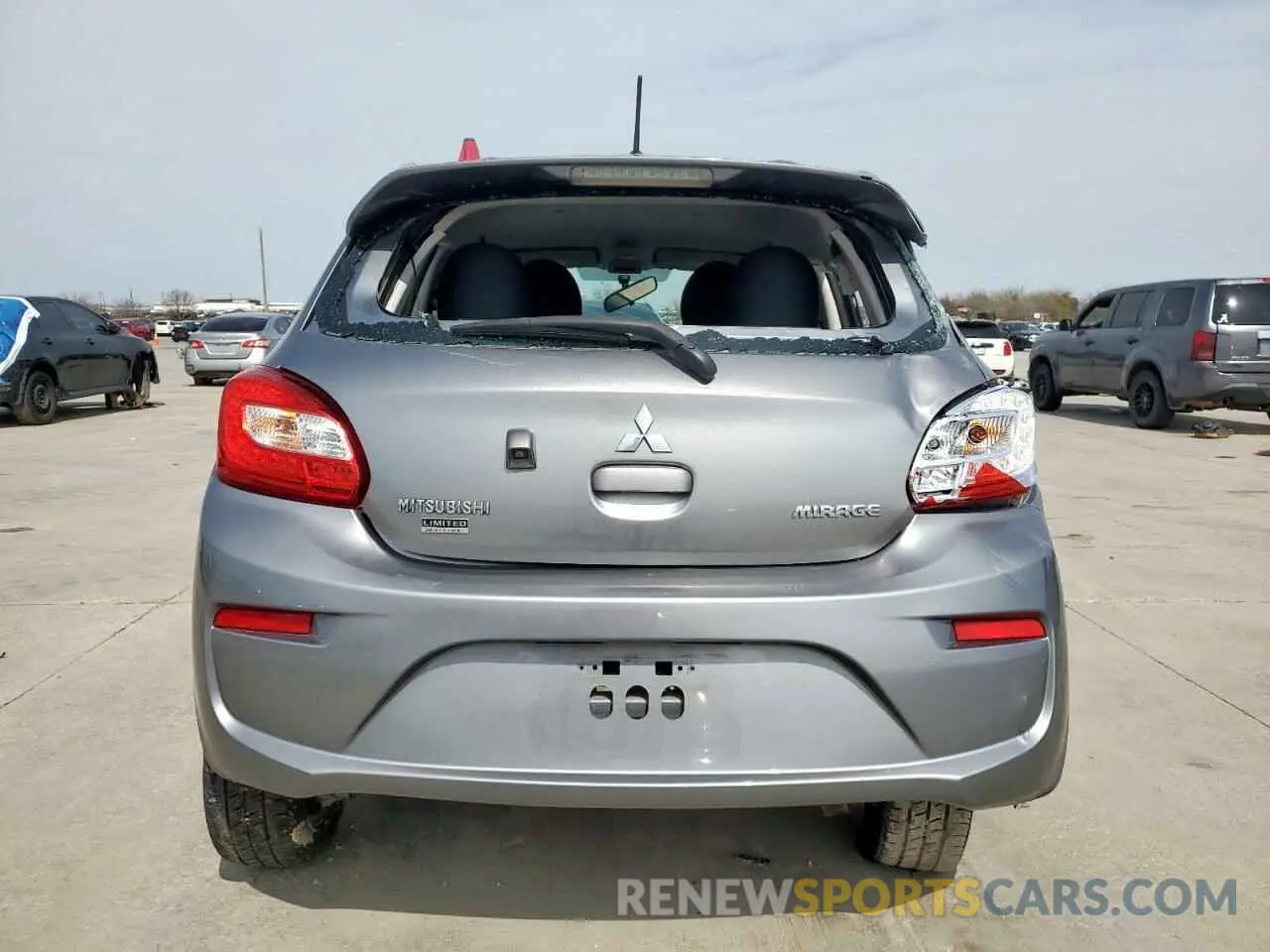 6 Фотография поврежденного автомобиля ML32A5HJ2KH016479 MITSUBISHI MIRAGE LE 2019