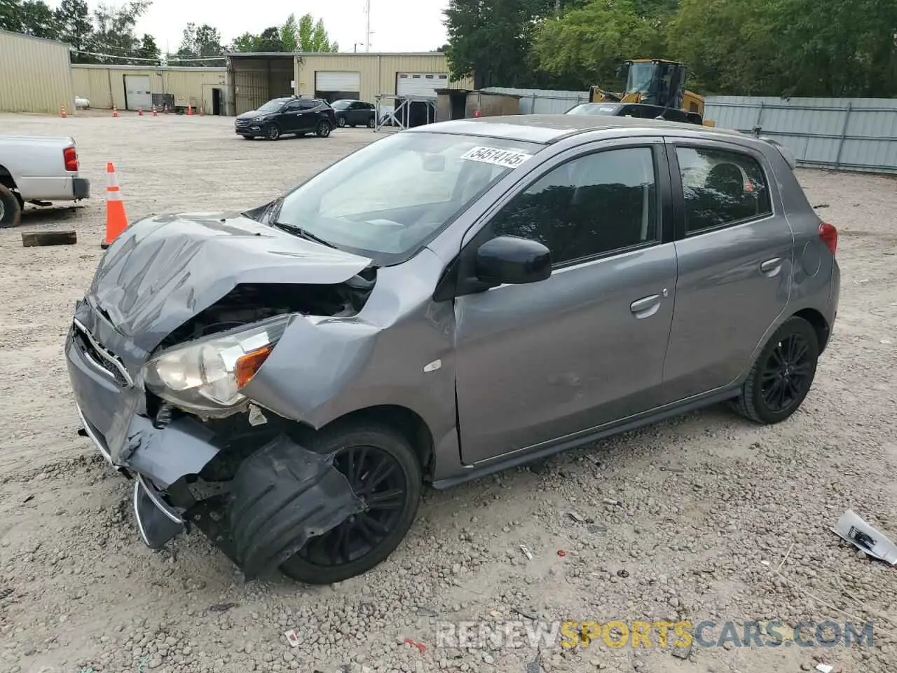1 Photograph of a damaged car ML32A5HJXKH003625 MITSUBISHI MIRAGE LE 2019