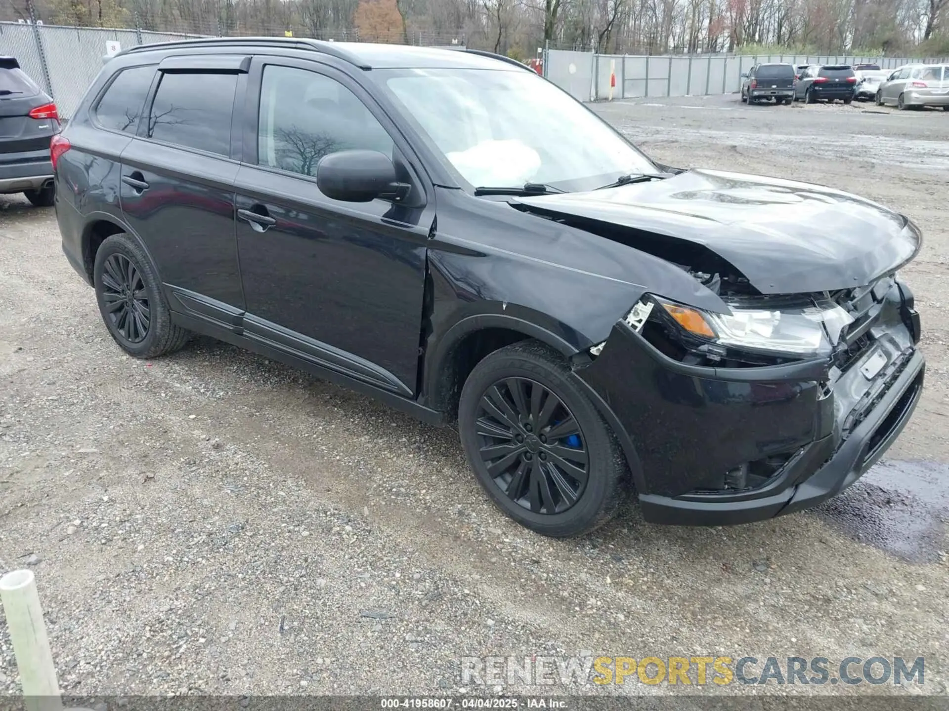 1 Photograph of a damaged car JA4AD2A38KZ047573 MITSUBISHI OUTLANDER 2019
