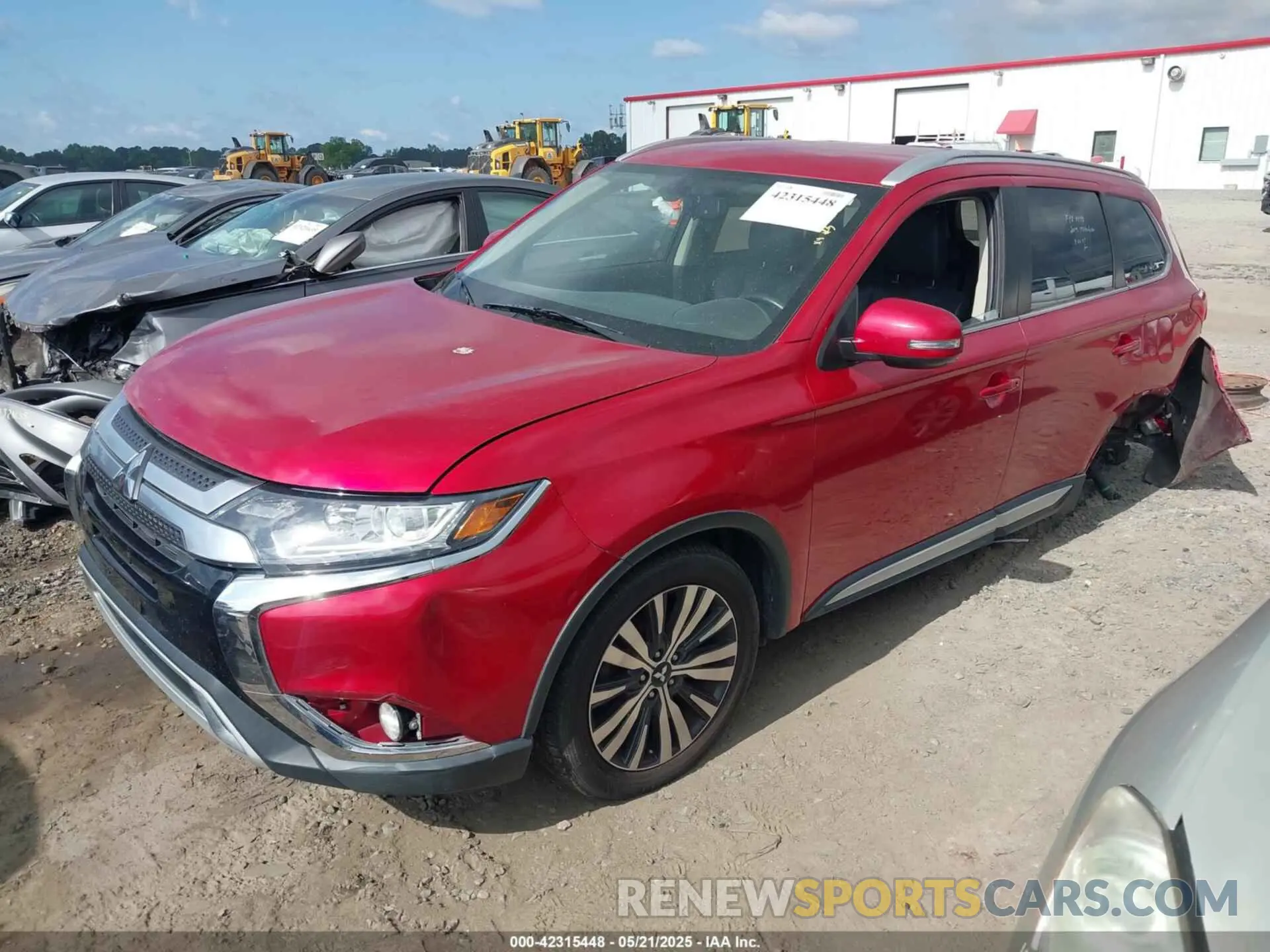 2 Фотография поврежденного автомобиля JA4AD3A30KZ033978 MITSUBISHI OUTLANDER 2019