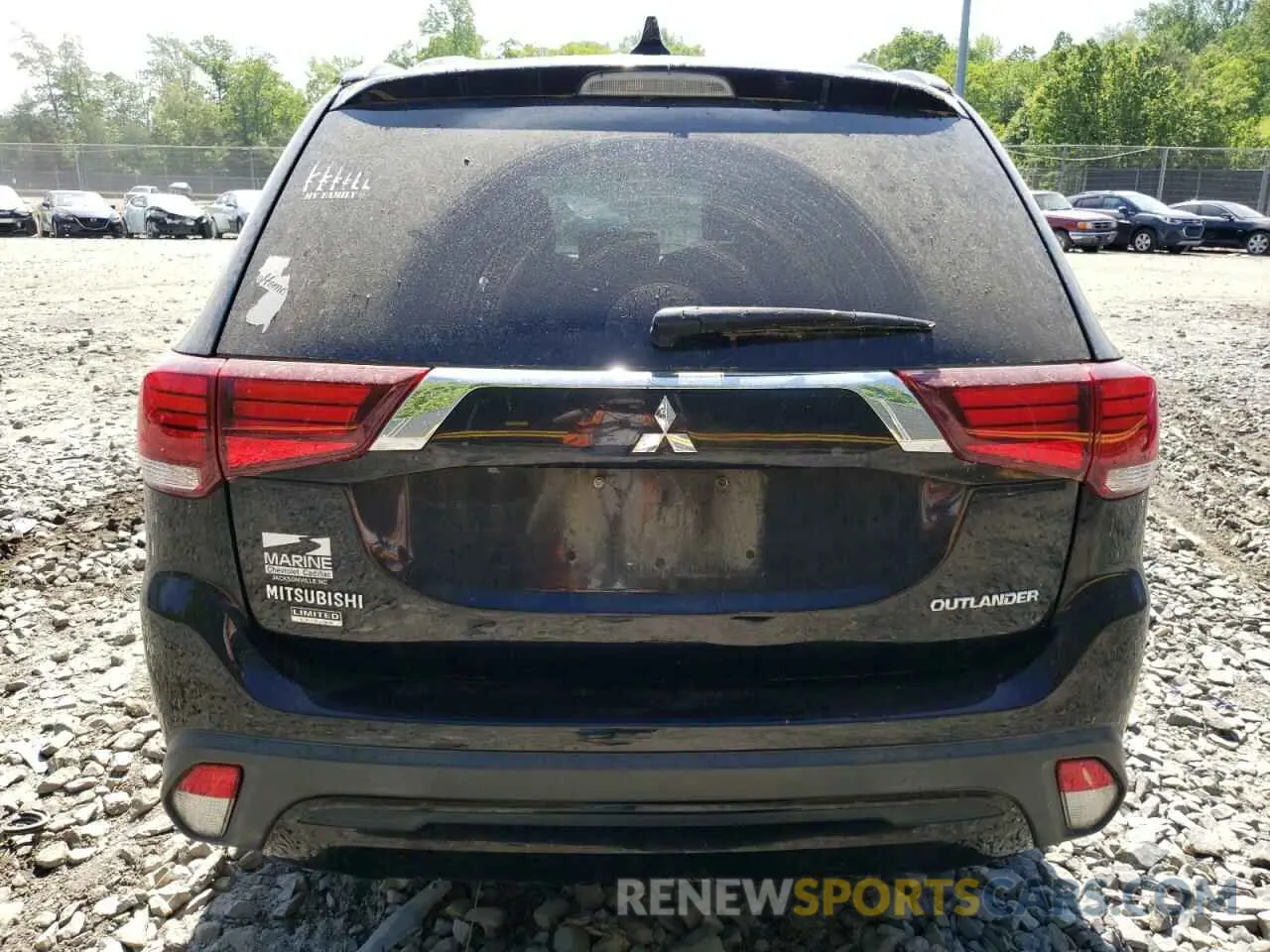 6 Photograph of a damaged car JA4AD3A36KZ028641 MITSUBISHI OUTLANDER 2019