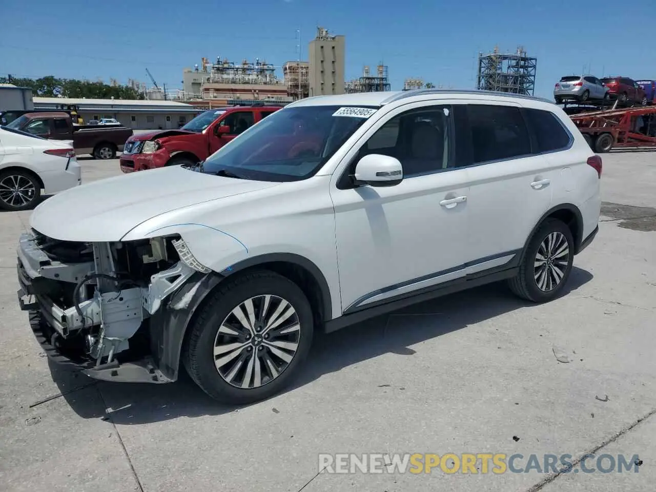 1 Photograph of a damaged car JA4AD3A38KZ008665 MITSUBISHI OUTLANDER 2019