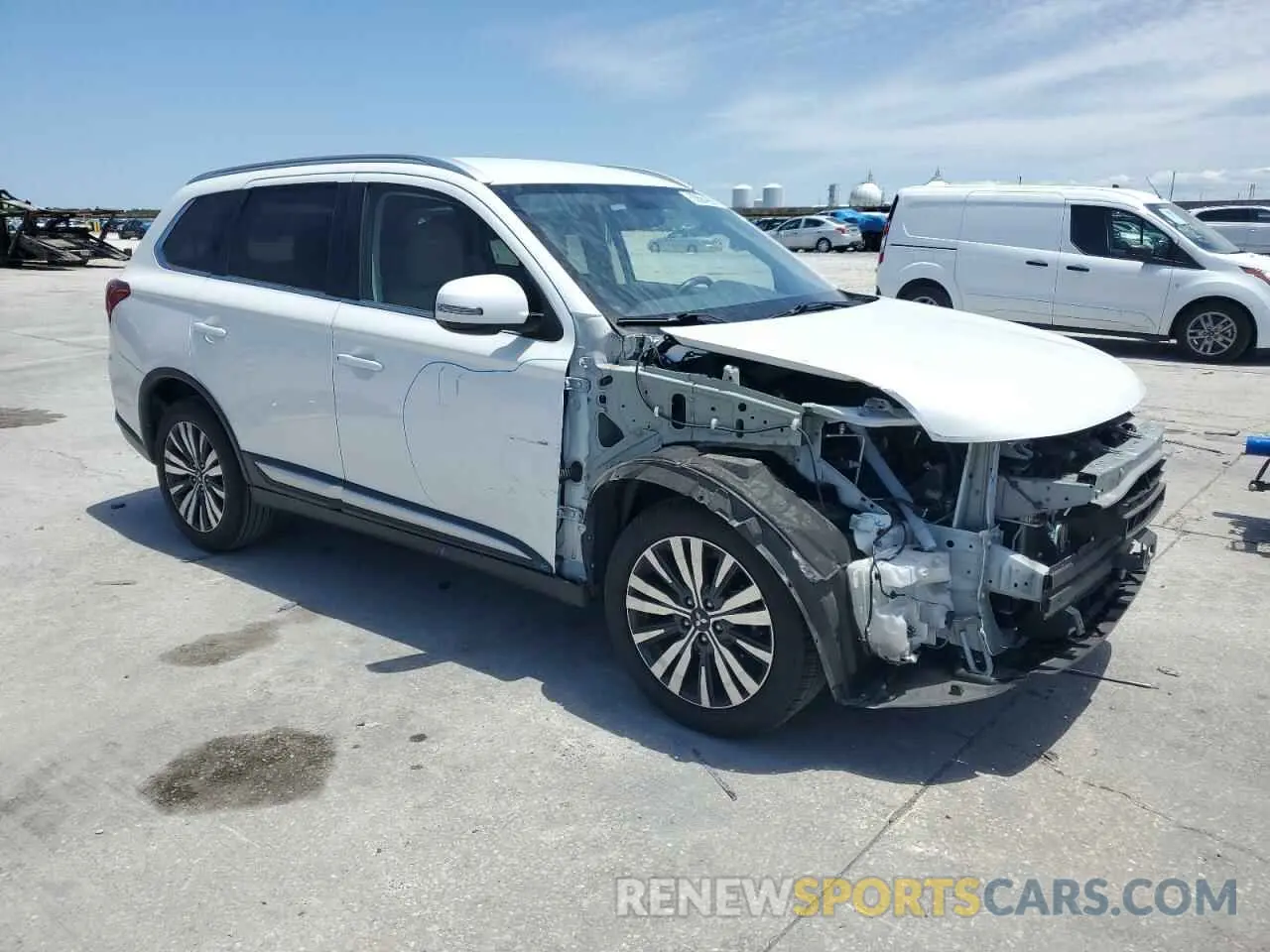 4 Photograph of a damaged car JA4AD3A38KZ008665 MITSUBISHI OUTLANDER 2019
