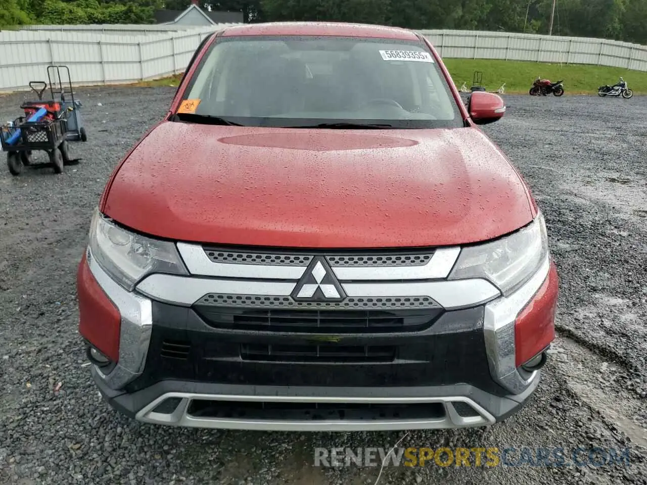 5 Photograph of a damaged car JA4AD3A3XKZ045443 MITSUBISHI OUTLANDER 2019