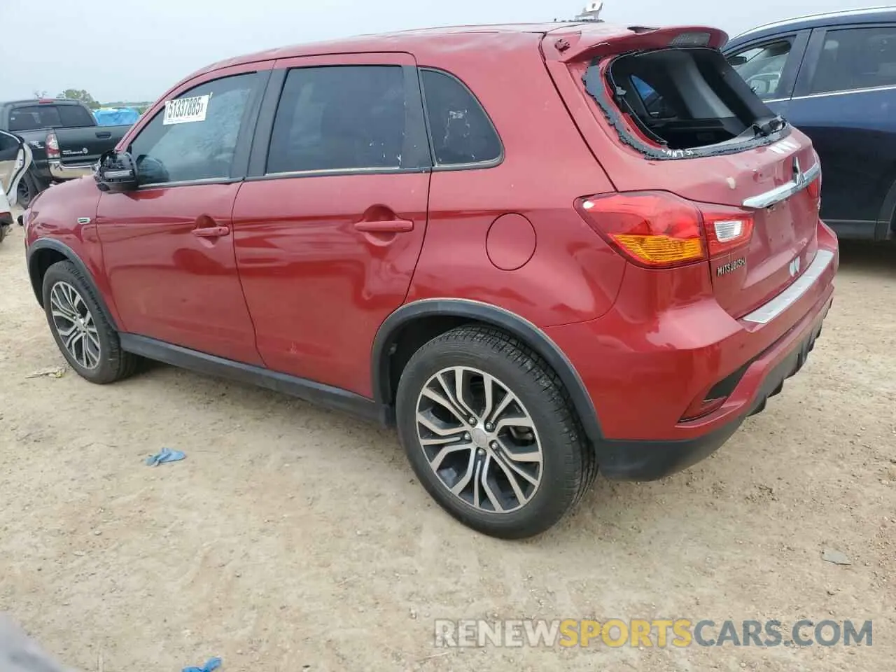 2 Фотография поврежденного автомобиля JA4AP3AU1KU009167 MITSUBISHI OUTLANDER 2019