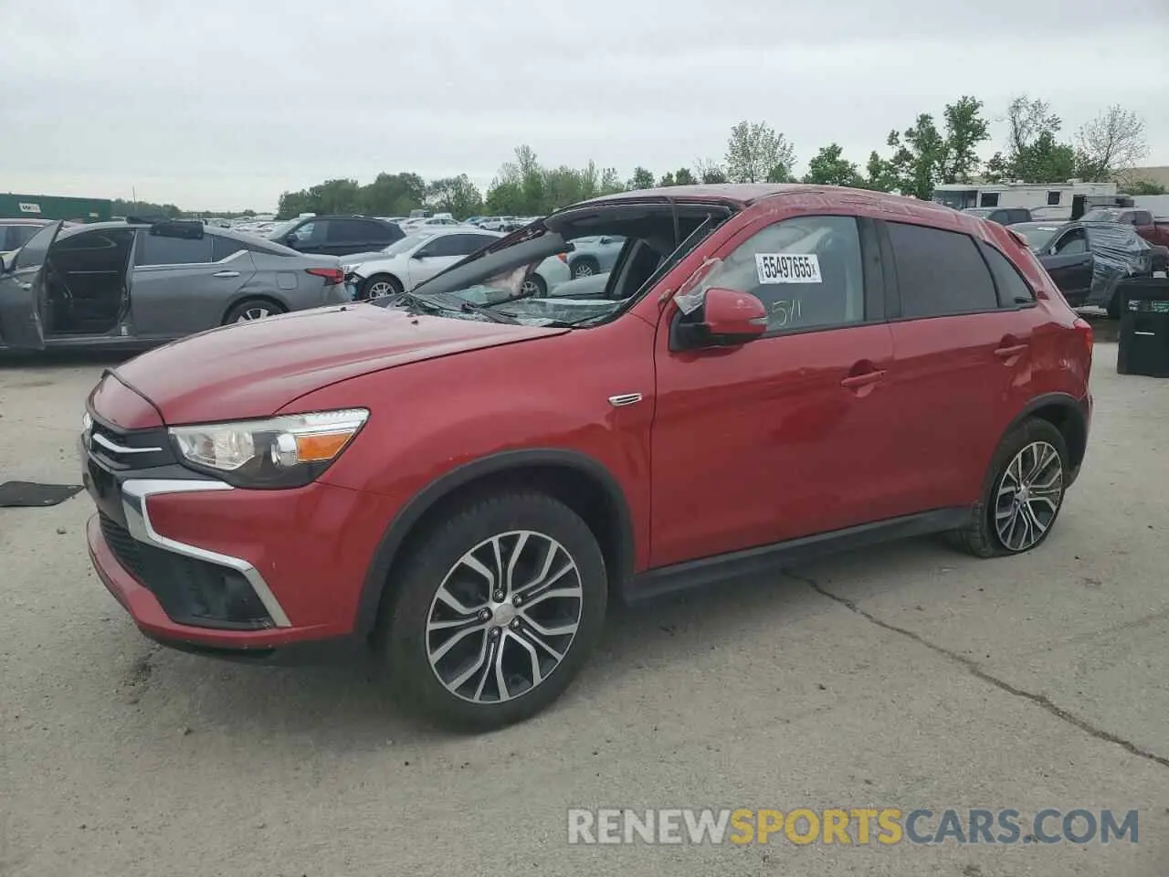 1 Фотография поврежденного автомобиля JA4AP3AU4KU016355 MITSUBISHI OUTLANDER 2019