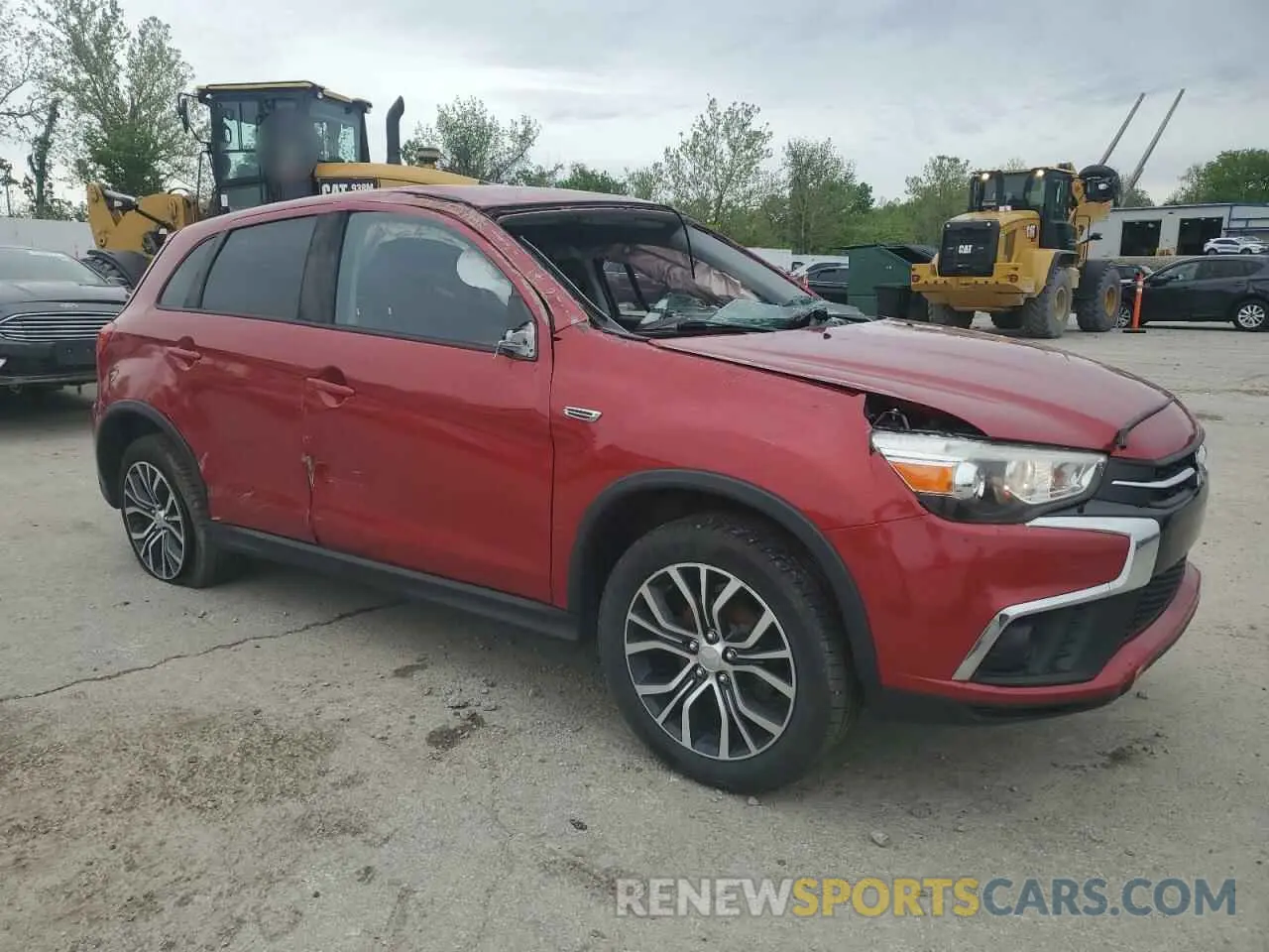 4 Фотография поврежденного автомобиля JA4AP3AU4KU016355 MITSUBISHI OUTLANDER 2019