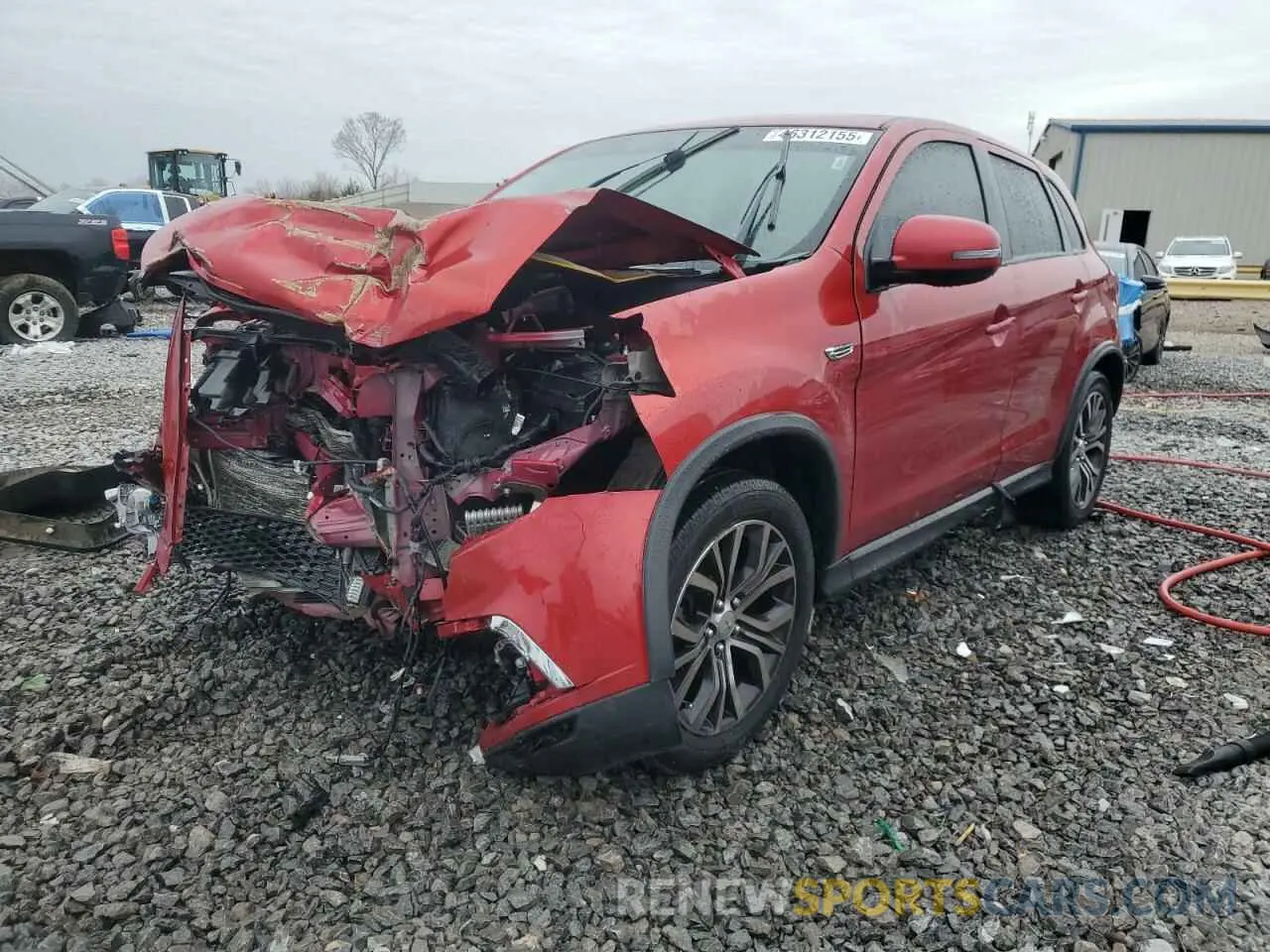 1 Photograph of a damaged car JA4AP4AU5KU017620 MITSUBISHI OUTLANDER 2019