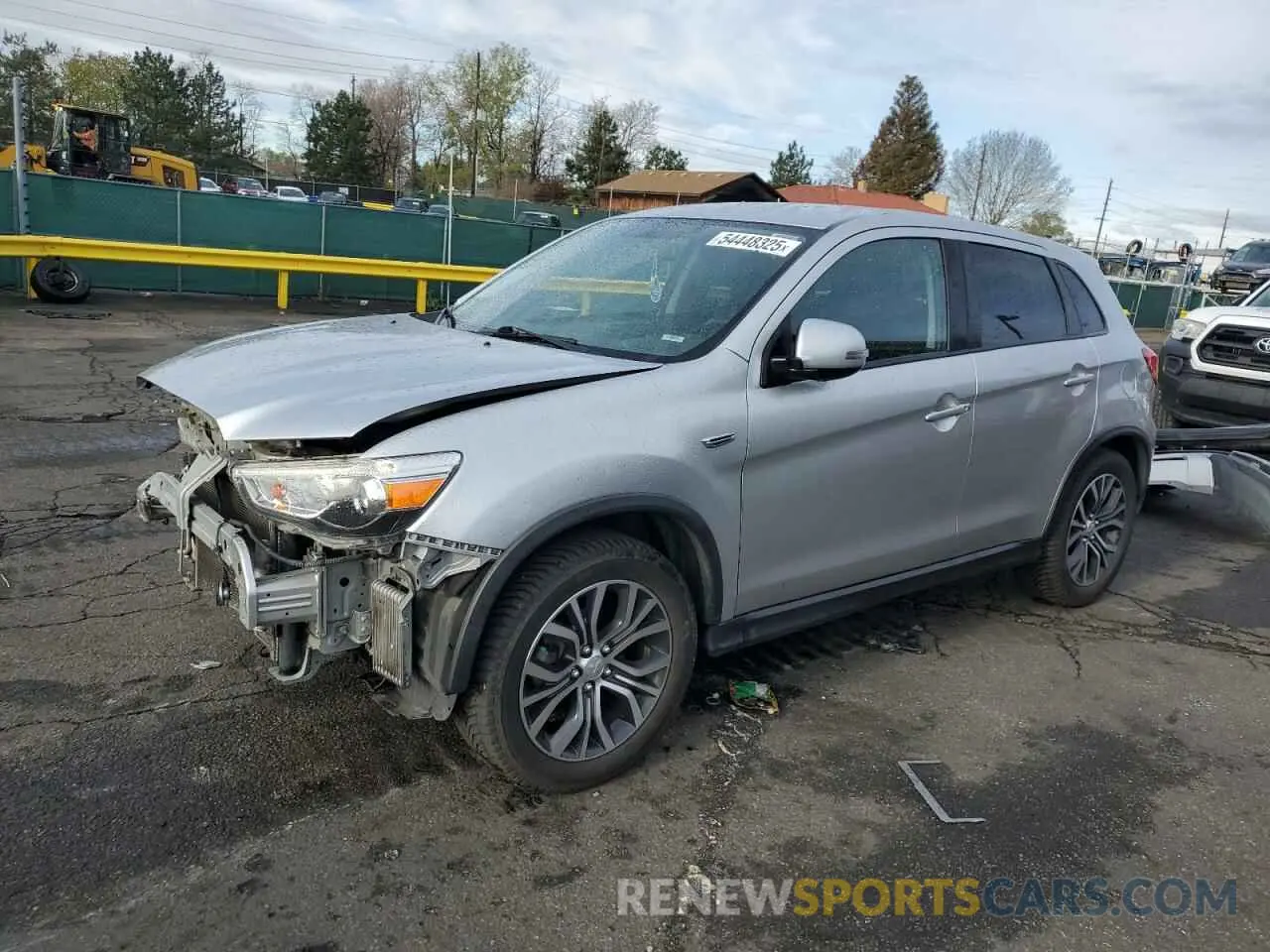 1 Photograph of a damaged car JA4AP4AU7KU019028 MITSUBISHI OUTLANDER 2019