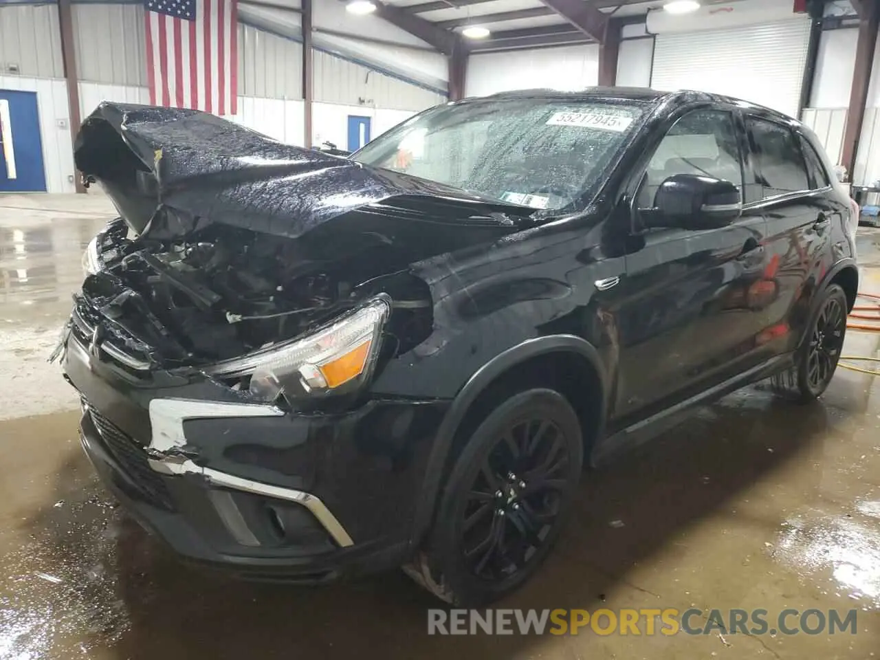 1 Photograph of a damaged car JA4AR3AU9KU008553 MITSUBISHI OUTLANDER 2019