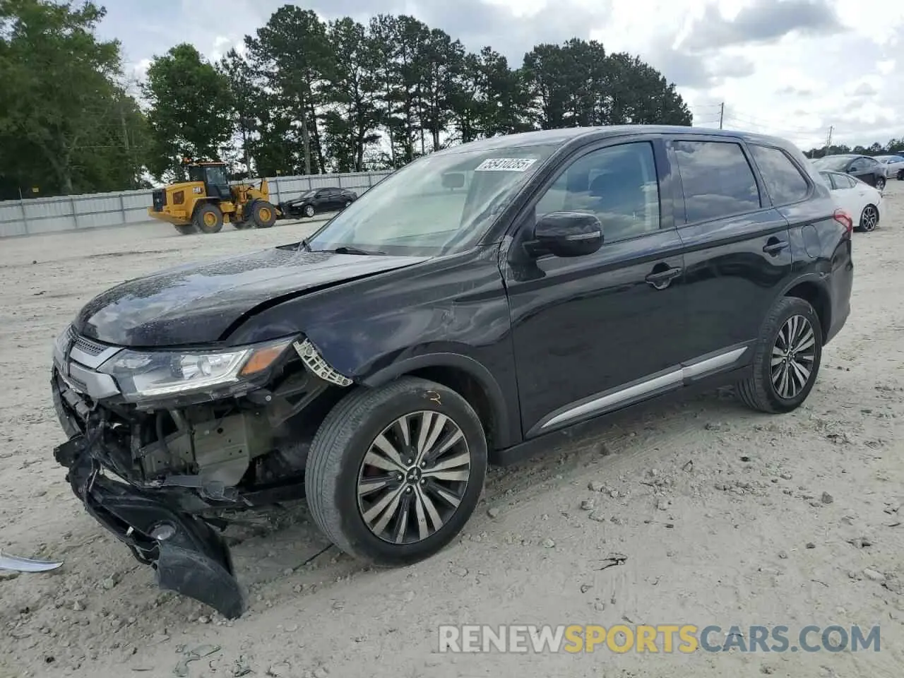1 Photograph of a damaged car JA4AZ3A34KZ046072 MITSUBISHI OUTLANDER 2019