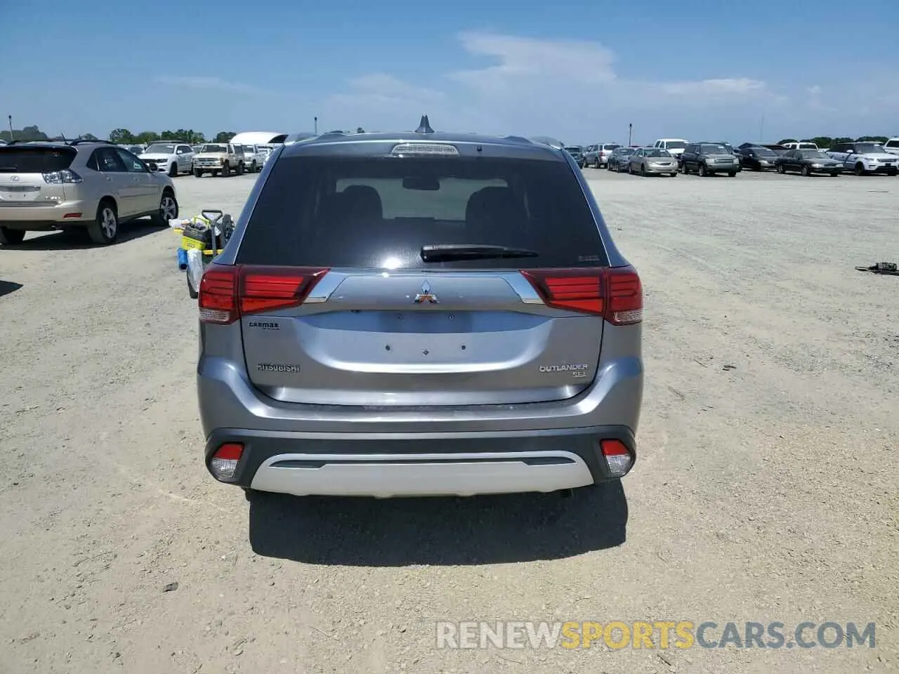 6 Фотография поврежденного автомобиля JA4AZ3A35KZ040037 MITSUBISHI OUTLANDER 2019