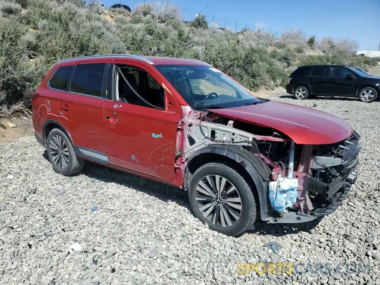 4 Photograph of a damaged car JA4AZ3A38KZ040906 MITSUBISHI OUTLANDER 2019