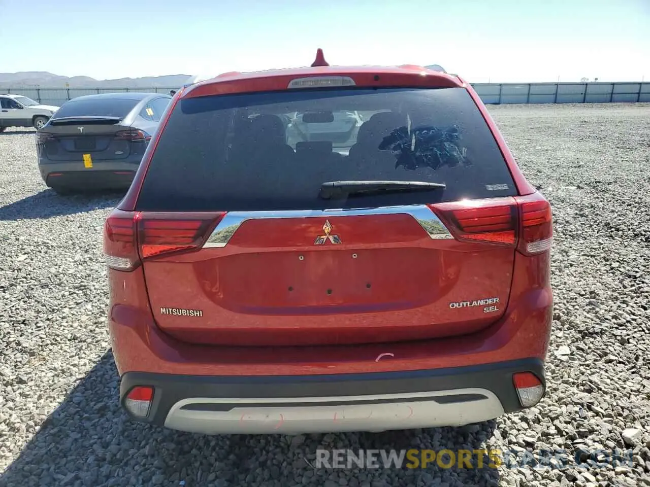 6 Photograph of a damaged car JA4AZ3A38KZ040906 MITSUBISHI OUTLANDER 2019