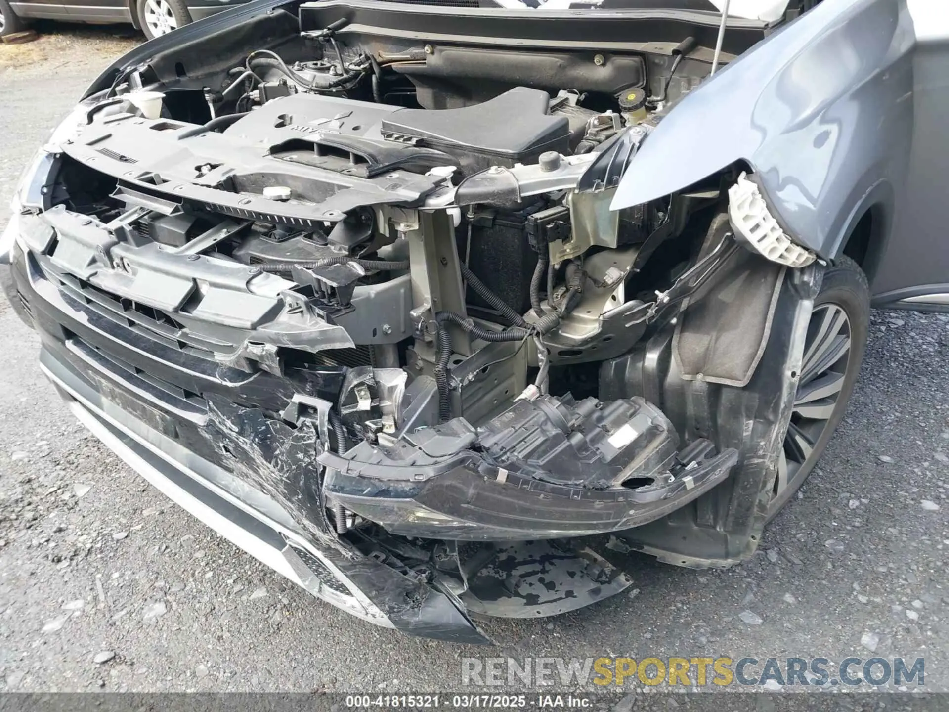 6 Photograph of a damaged car JA4AZ3A39KZ044527 MITSUBISHI OUTLANDER 2019