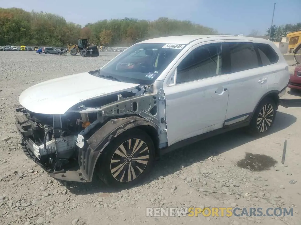 1 Photograph of a damaged car JA4AZ3A3XKZ014663 MITSUBISHI OUTLANDER 2019