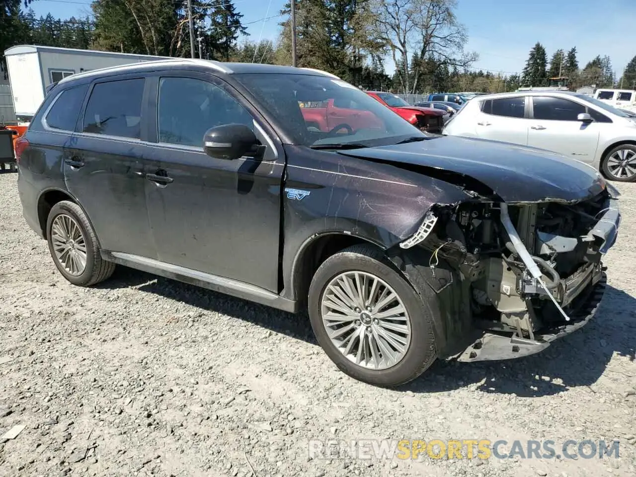 4 Photograph of a damaged car JA4J24A50KZ049563 MITSUBISHI OUTLANDER 2019