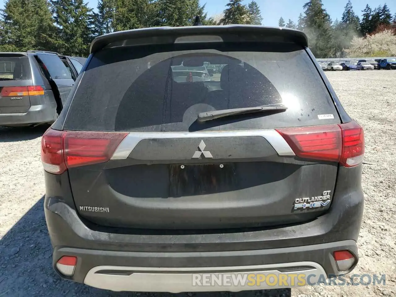 6 Photograph of a damaged car JA4J24A50KZ049563 MITSUBISHI OUTLANDER 2019