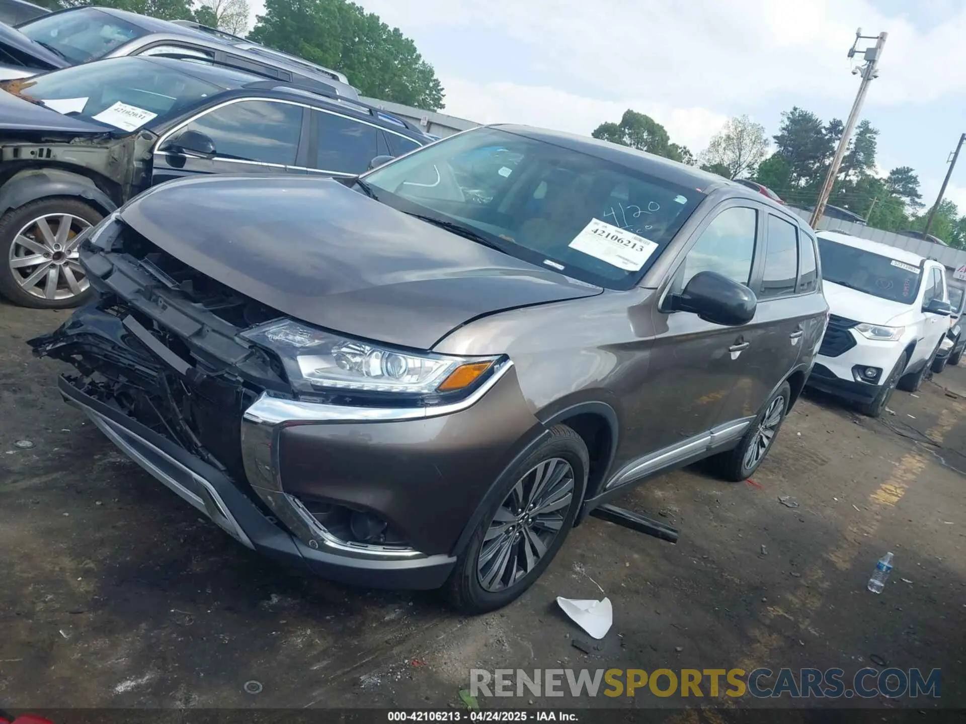 2 Фотография поврежденного автомобиля JA4AD2A32LZ038644 MITSUBISHI OUTLANDER 2020