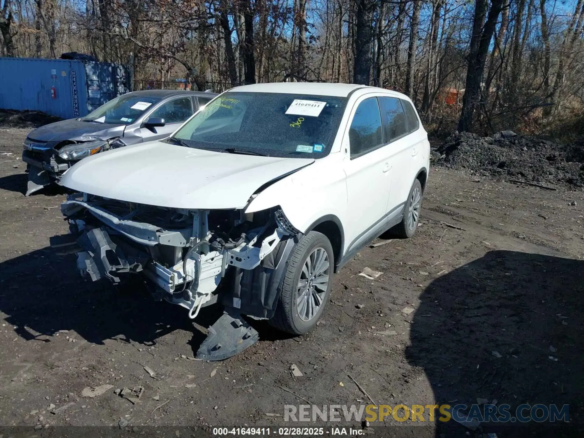 2 Photograph of a damaged car JA4AD2A33LZ044887 MITSUBISHI OUTLANDER 2020