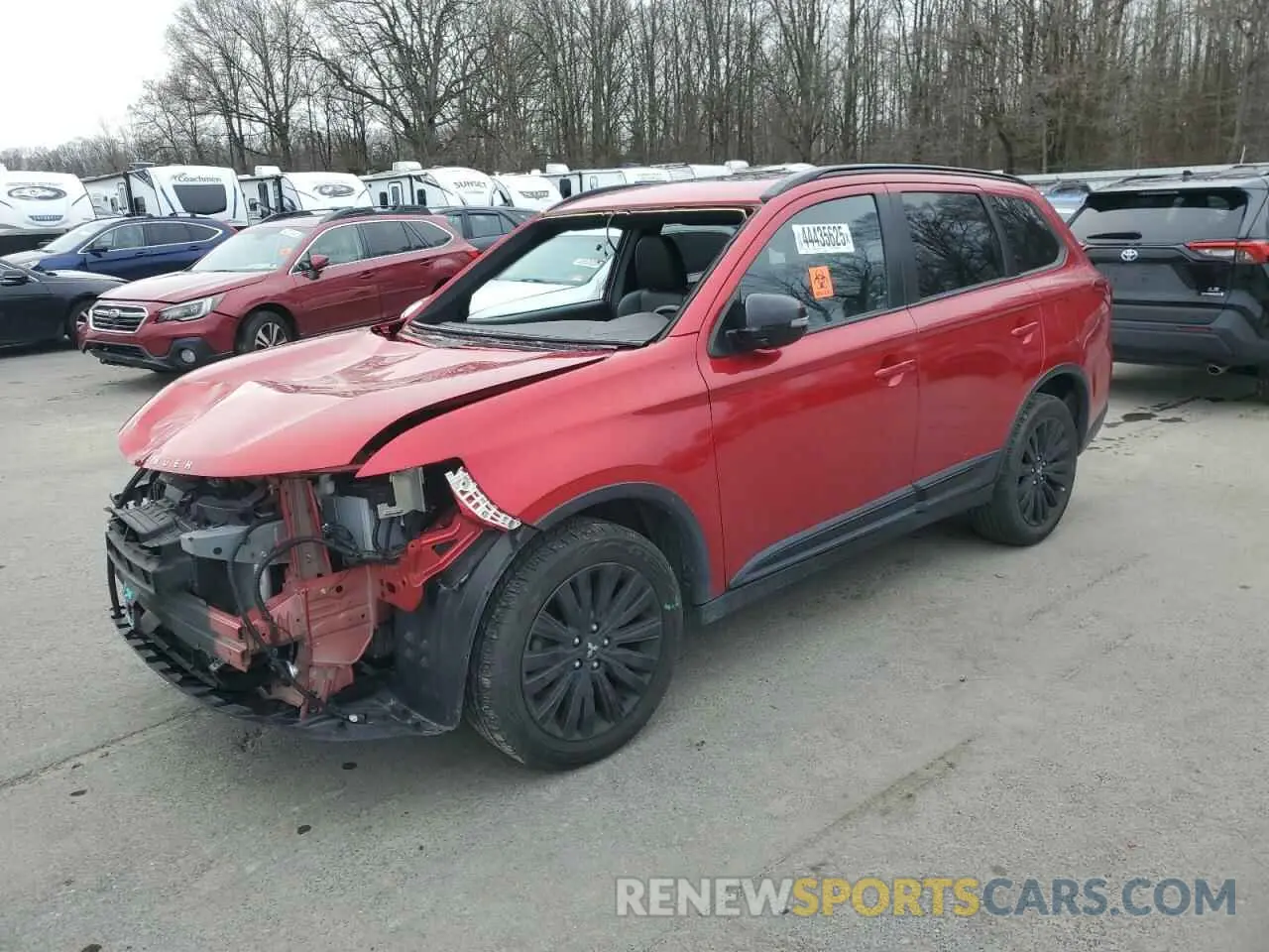 1 Photograph of a damaged car JA4AD3A38LZ022325 MITSUBISHI OUTLANDER 2020