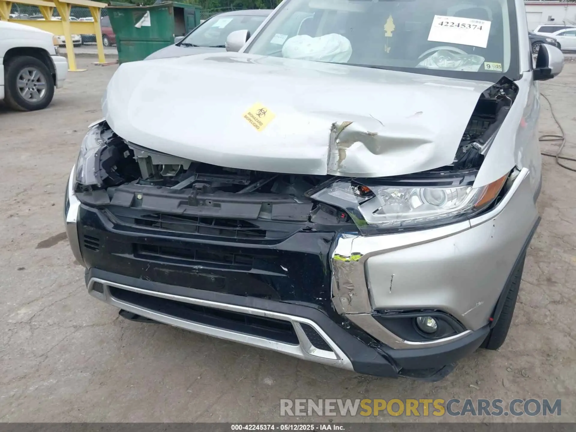 6 Photograph of a damaged car JA4AD3A39LZ034015 MITSUBISHI OUTLANDER 2020