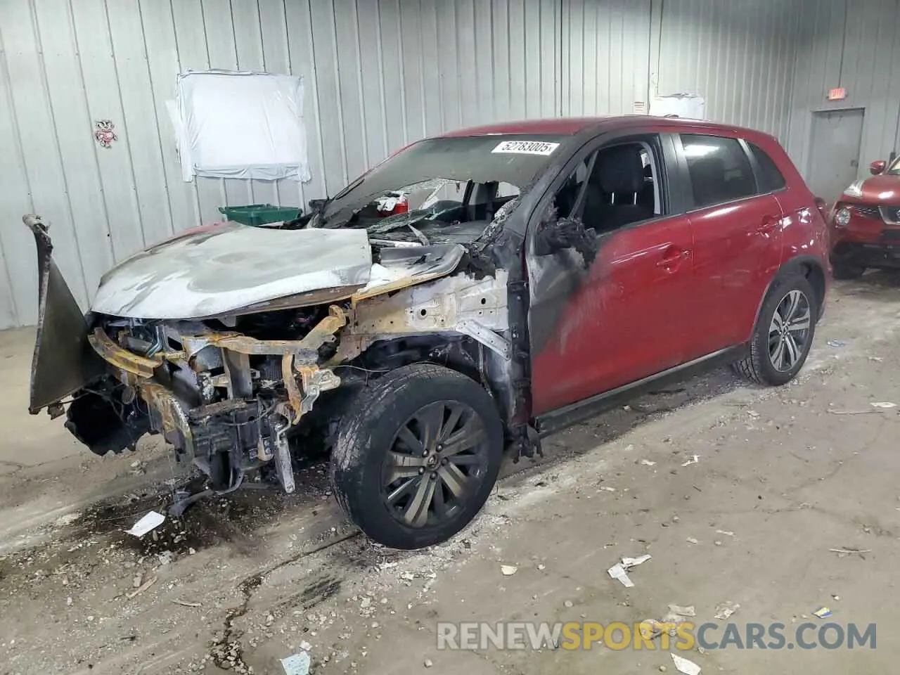 1 Photograph of a damaged car JA4AP3AU7LU008879 MITSUBISHI OUTLANDER 2020
