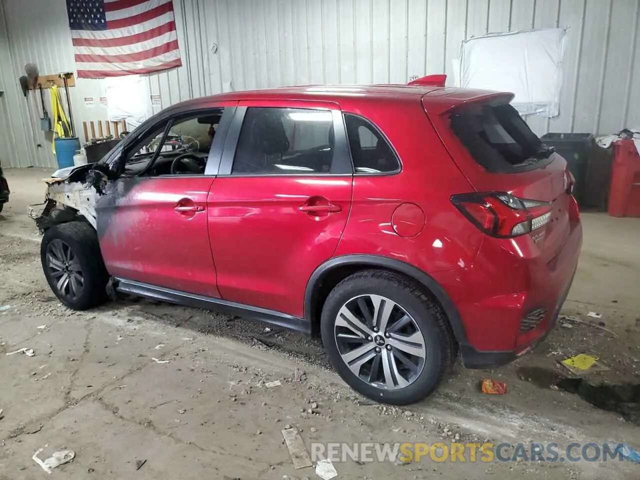2 Photograph of a damaged car JA4AP3AU7LU008879 MITSUBISHI OUTLANDER 2020