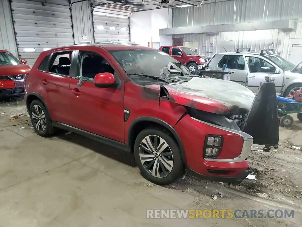 4 Photograph of a damaged car JA4AP3AU7LU008879 MITSUBISHI OUTLANDER 2020