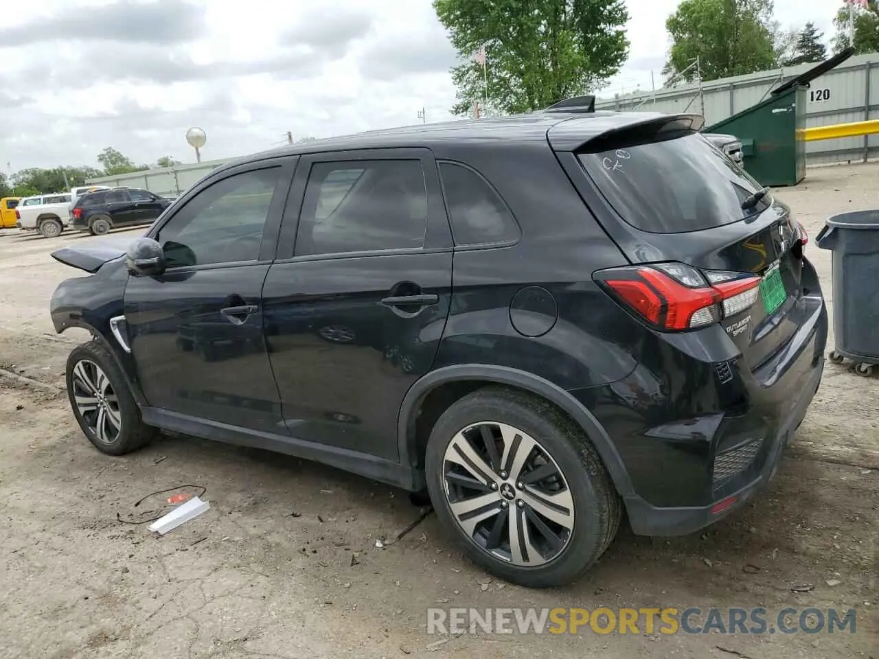 2 Photograph of a damaged car JA4AP4AU4LU022812 MITSUBISHI OUTLANDER 2020