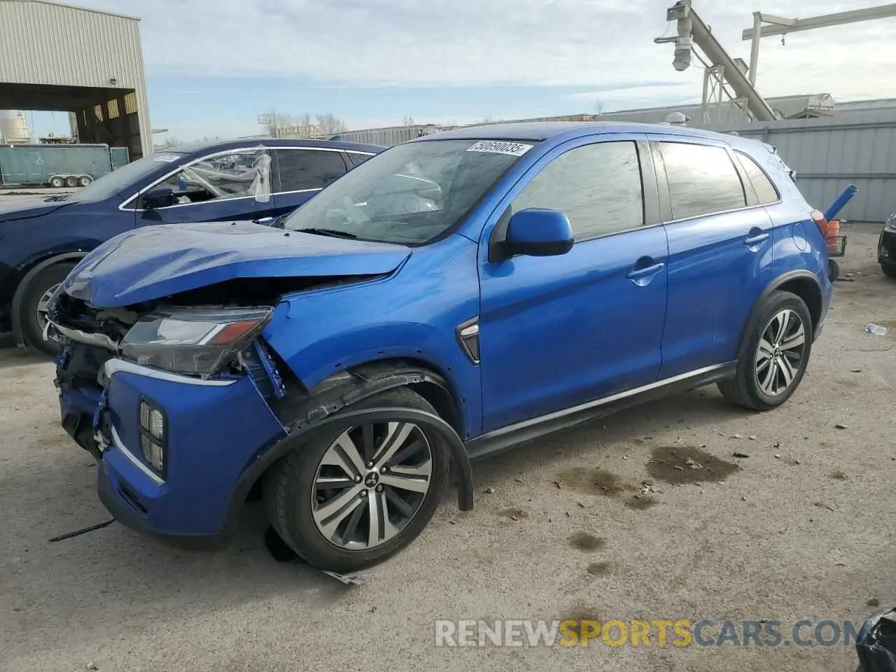 1 Photograph of a damaged car JA4AR3AU0LU004442 MITSUBISHI OUTLANDER 2020