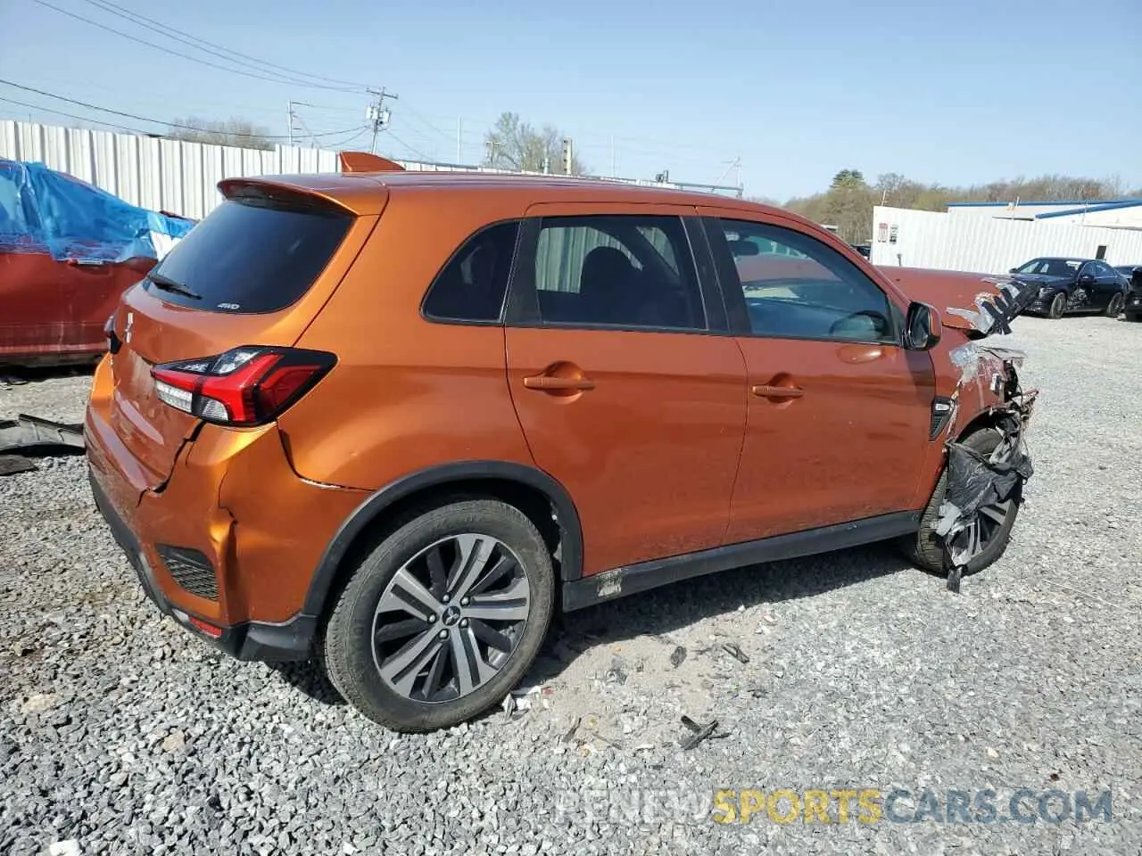 3 Фотография поврежденного автомобиля JA4AR3AU1LU012520 MITSUBISHI OUTLANDER 2020