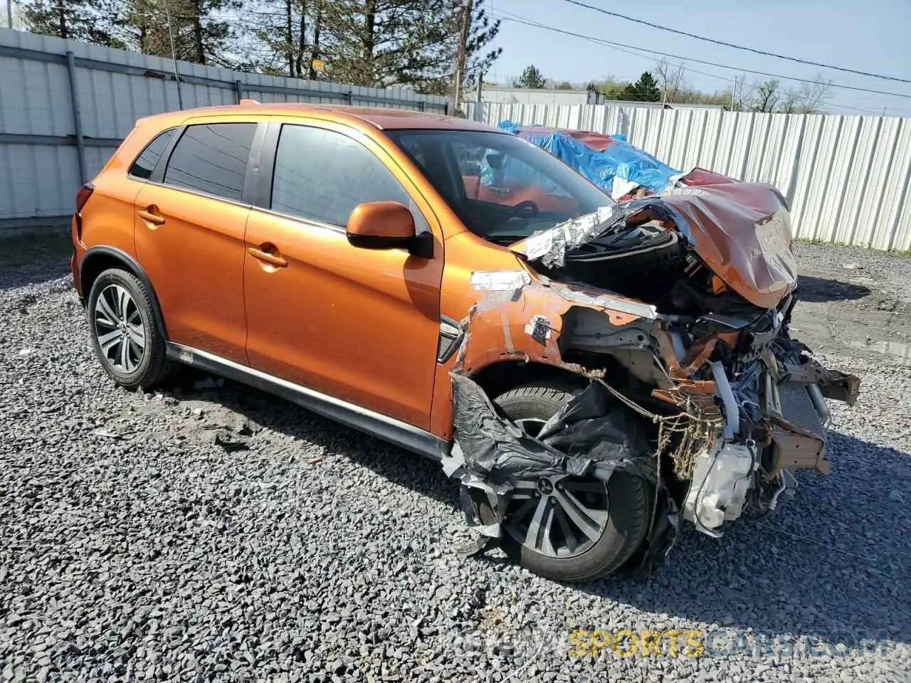 4 Фотография поврежденного автомобиля JA4AR3AU1LU012520 MITSUBISHI OUTLANDER 2020