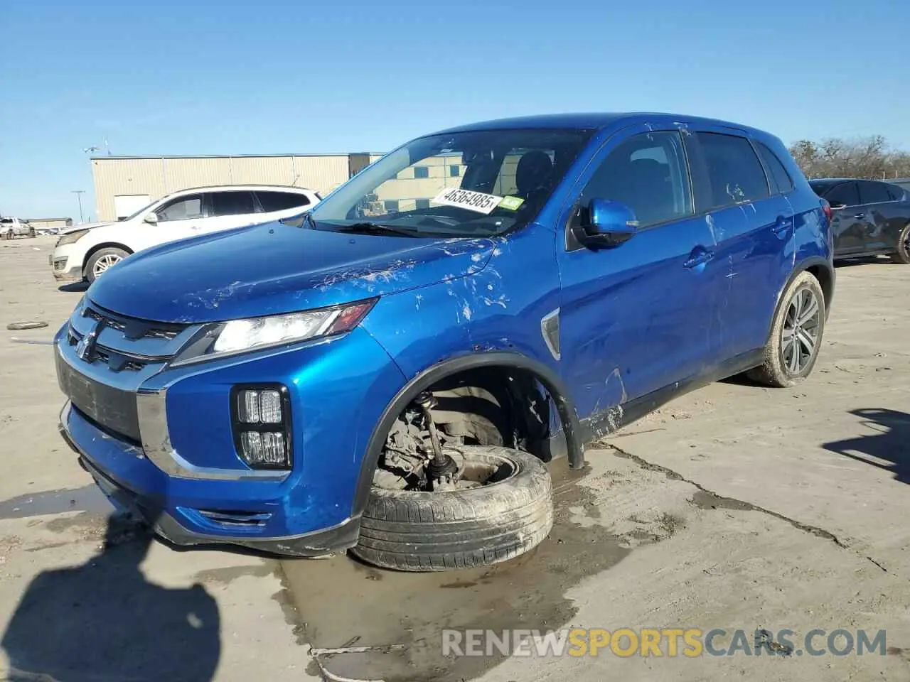 1 Photograph of a damaged car JA4AR3AU2LU023817 MITSUBISHI OUTLANDER 2020