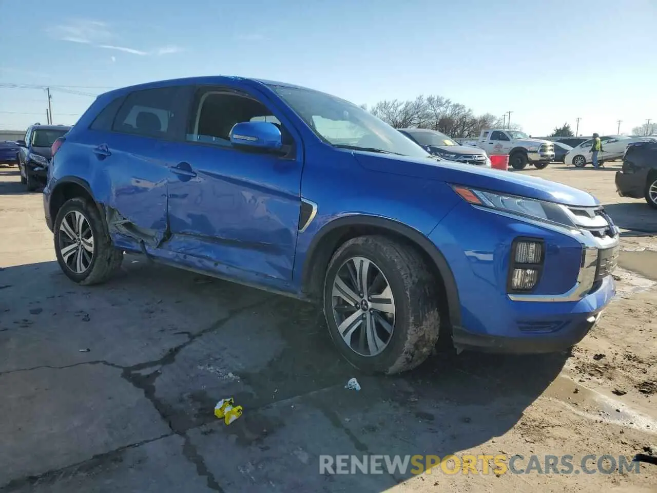 4 Photograph of a damaged car JA4AR3AU2LU023817 MITSUBISHI OUTLANDER 2020