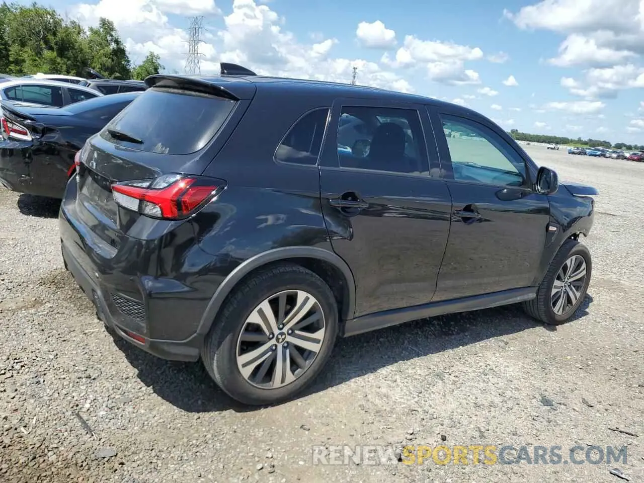 3 Photograph of a damaged car JA4AR3AU4LU028100 MITSUBISHI OUTLANDER 2020
